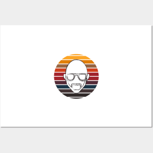 Bald Guy Birthday, Bald Guy With Beard and Glasses, Birthday, Funny, Fathers Day, Christmas Posters and Art